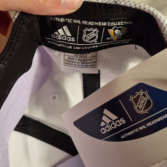 Adidas Pittsburgh Penguins Snapback Hat - New - Picture 7 of 8